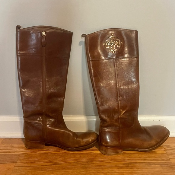 Tory Burch Leather Riding Boots - Size 10.5. (Fit more like a 10 in my opinion!) - Picture 3 of 7